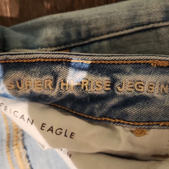 ❤️ AMERICAN EAGLE SUPER HIGH RISE SKINNY JEANS / JEGGINGS, 18 (34) - Picture 6 of 9